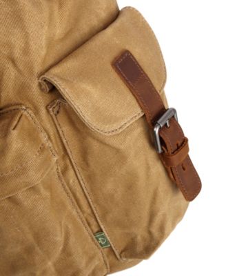 Stone Creek Waxed Canvas Backpack Handbag