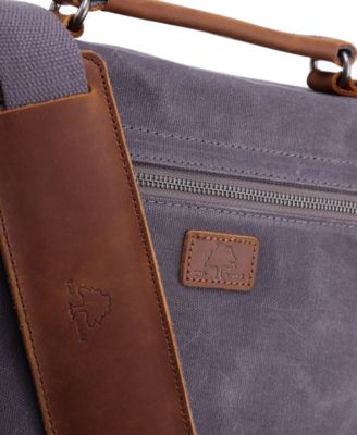 Stone Creek Waxed Canvas Briefcase