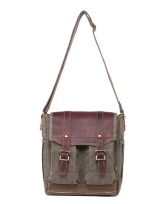 Turtle Ridge 4-Pocket Canvas Crossbody Bag