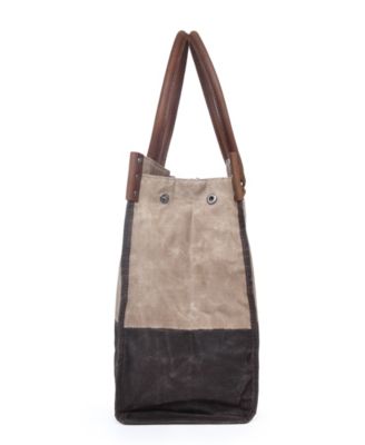 Stone Creek Waxed Canvas Tote Bag