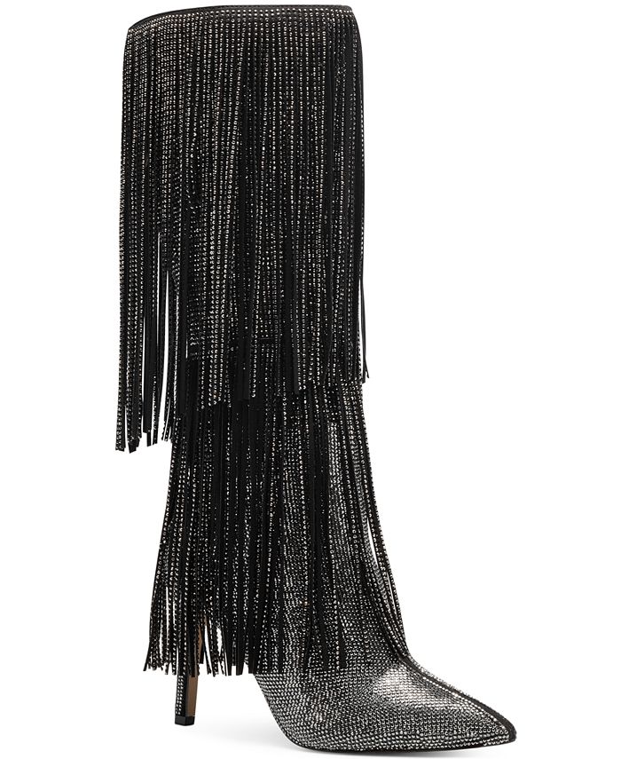 INC International Concepts Ishani Fringe Boots, Created for Macy's &  Reviews - Boots - Shoes - Macy's