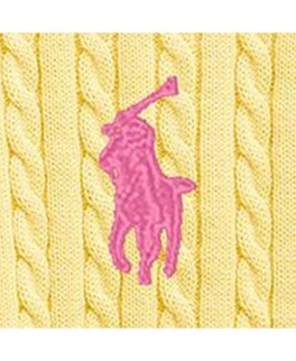 Polo Ralph Lauren Toddler Girl Cable-Knit Cotton Cardigan