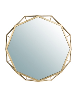 Glitzhome Deluxe Octagonal Wall Mirror In Gold
