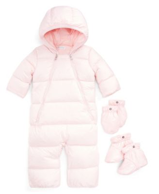 baby girl designer snowsuit