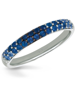 image of Le Vian Ombre Sapphire Band (1/2 ct. t.w.) in 14k White Gold