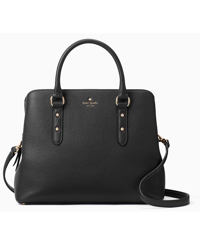 kate spade new york Larchmont Avenue Evangelie Leather Satchel & Reviews -  Handbags & Accessories - Macy's