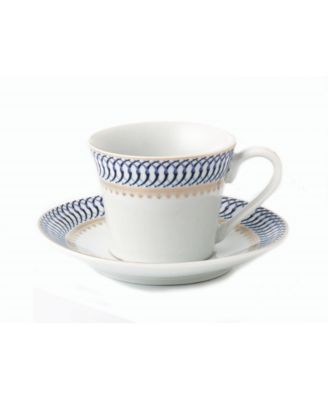 12 Piece 2oz Espresso Cup and Saucer Set, Service for 6