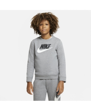 image of Nike Big Boys Sportswear Club Fleece Crew