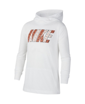 image of Nike Big Boys Sportswear Graphic Jersey Pullover Hoodie