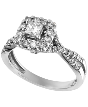 image of Diamond (7/8 ct. t.w.) Engagement Ring in 14K White Gold