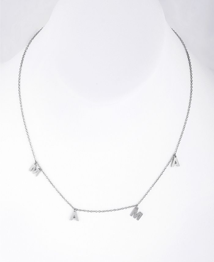 Mama dangle necklace top