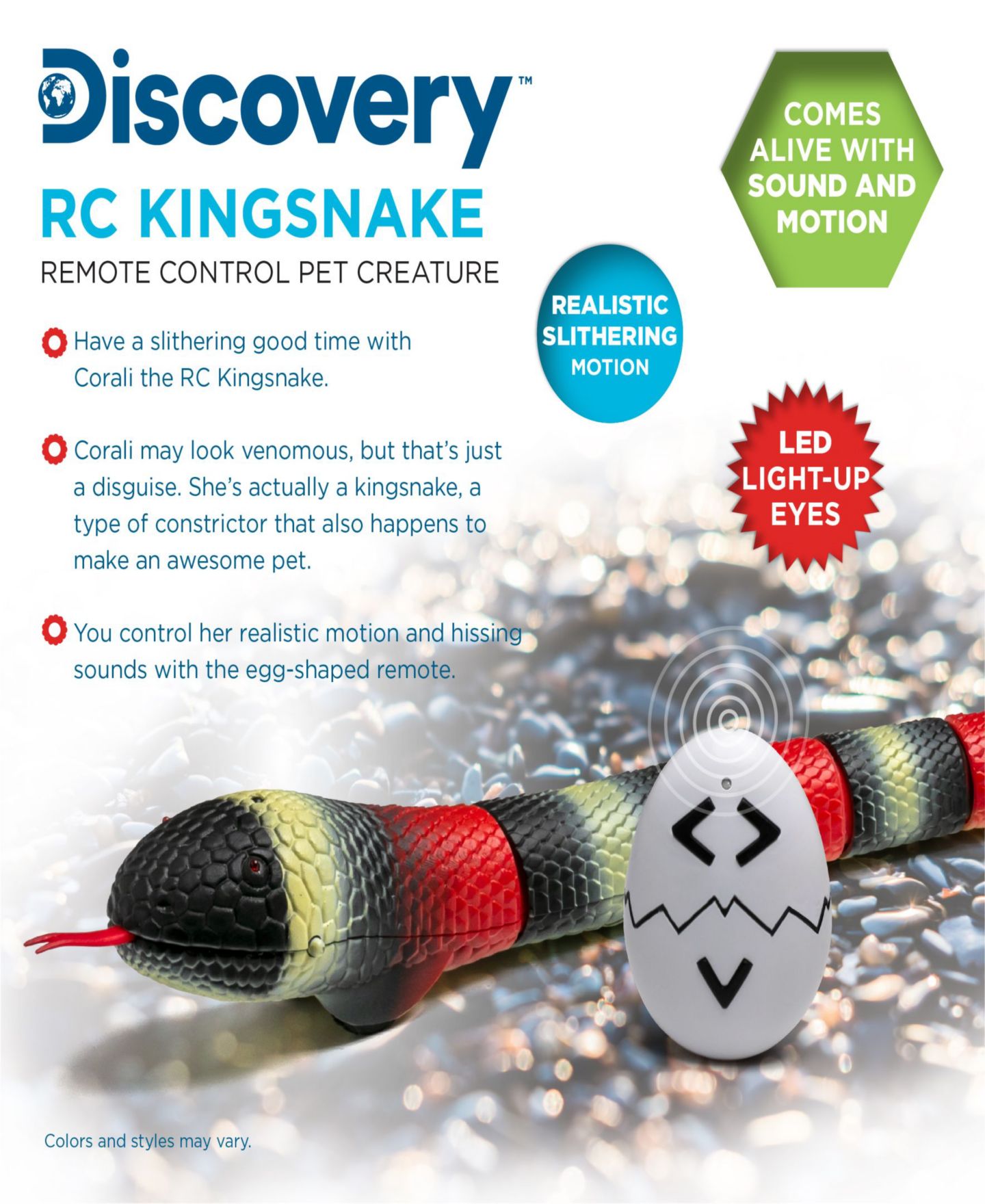 Детская игрушка Discovery Kids Toy Remote Control King Snake — фото 6