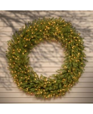 National Tree Company 60" Norwood Fir Wreath with Clear Lights