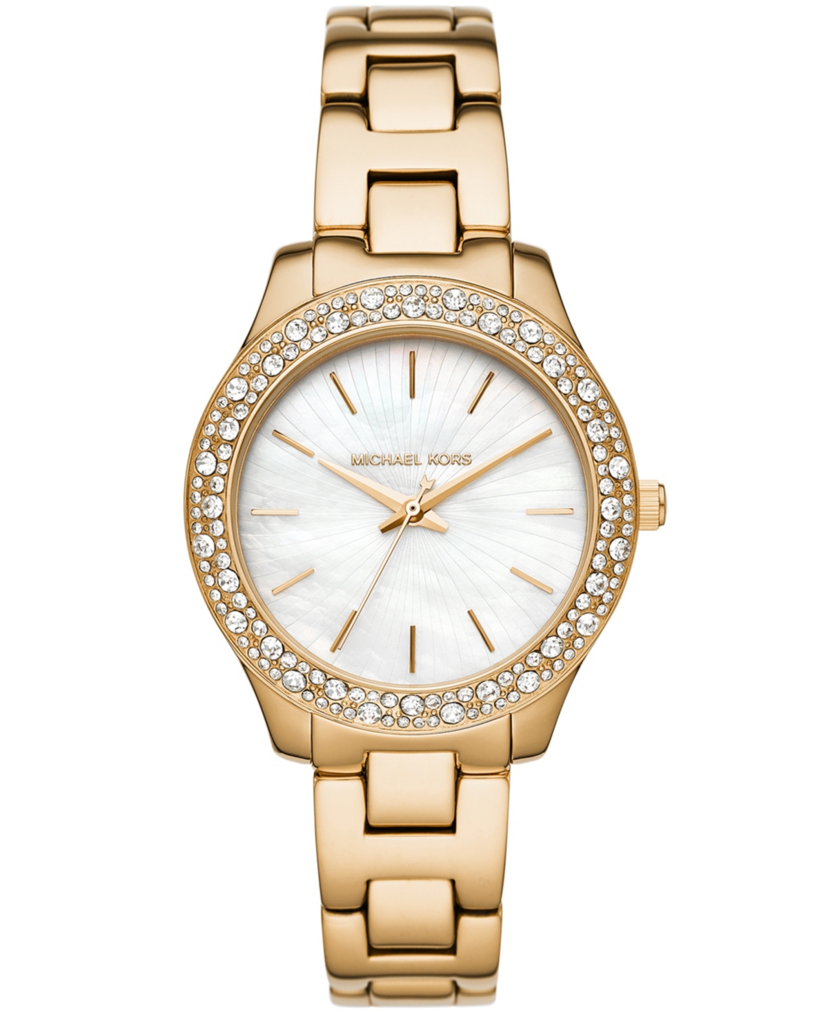 Michael Kors Women's Liliane Gold-tone Stainless Steel Bracelet Watch 36mm
