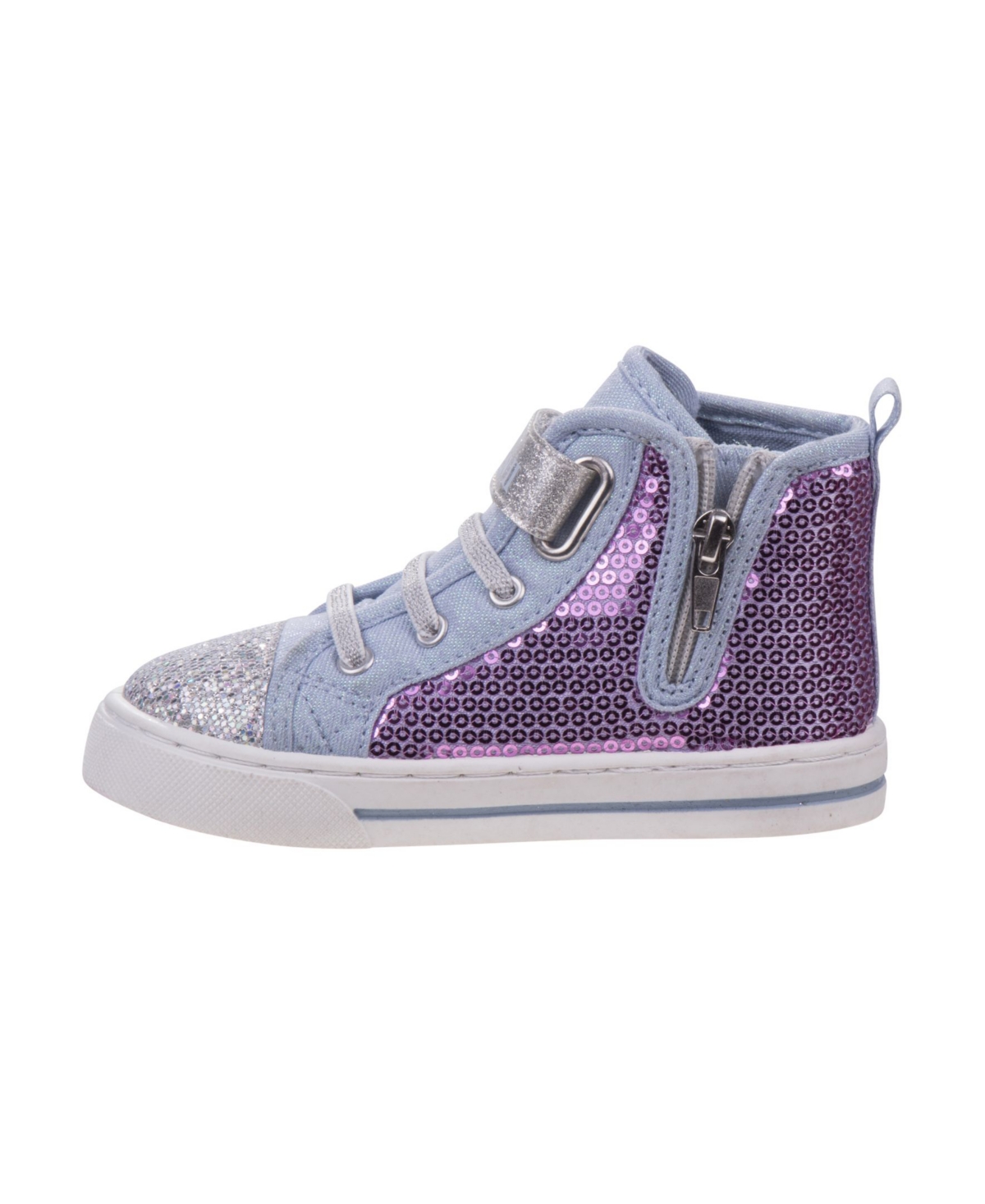 Frozen 2 Anna and Elsa Little Girls Sneaker -Blue