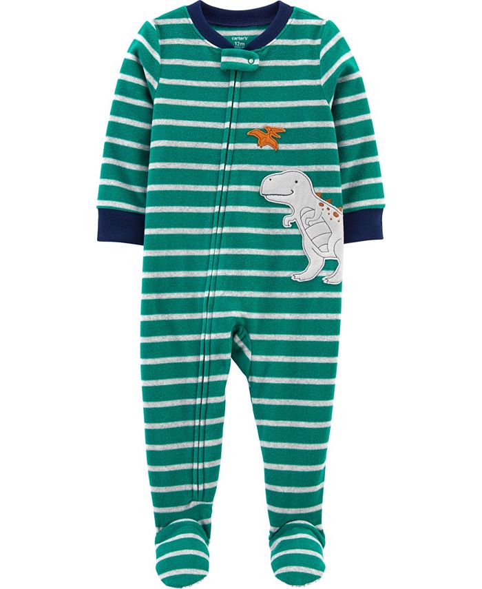 Carter's Toddler Boy 1Piece Dinosaur Fleece Footie PJs & Reviews
