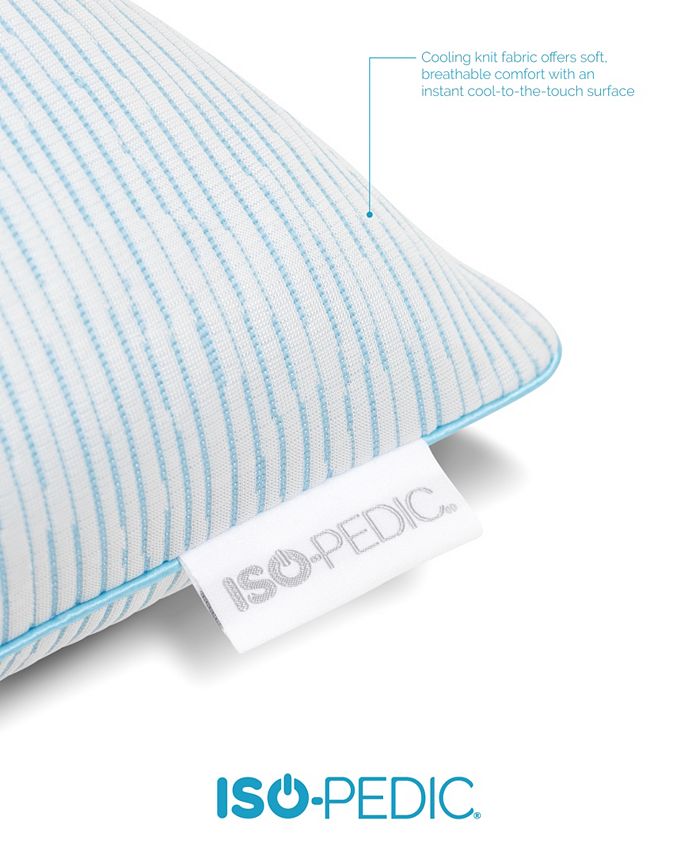 Iso-Pedic Luxury Knit Cooling Pillow - Macy's