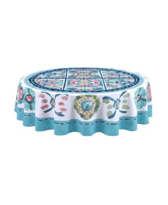 round boho tablecloth