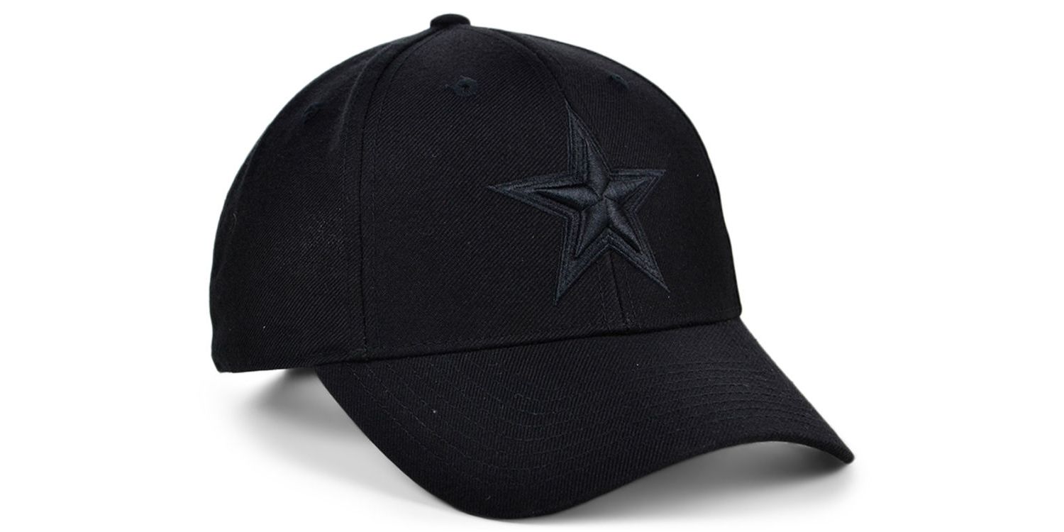 Men's Dallas Cowboys Black & Black MVP Cap