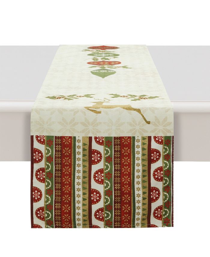 Laural Home Simply Christmas Table Runner 13 x 72 - Macy's