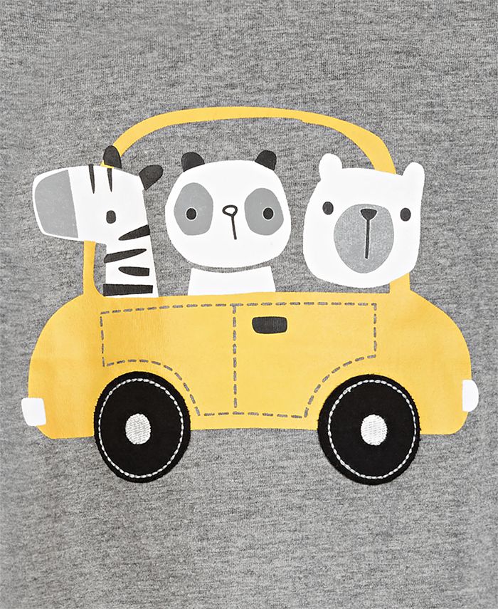 First Impressions Toddler Boy's Woodland Animals Print T-Shirt Brown Size 4T