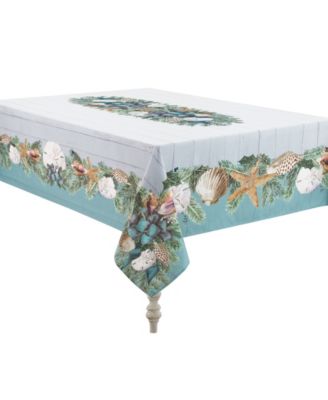 Christmas By The Sea Tablecloth - 70" x 84"
