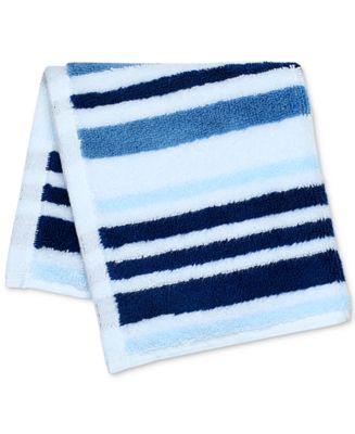 Charter Club Elite Tri-stripe Cotton Washcloth, 13