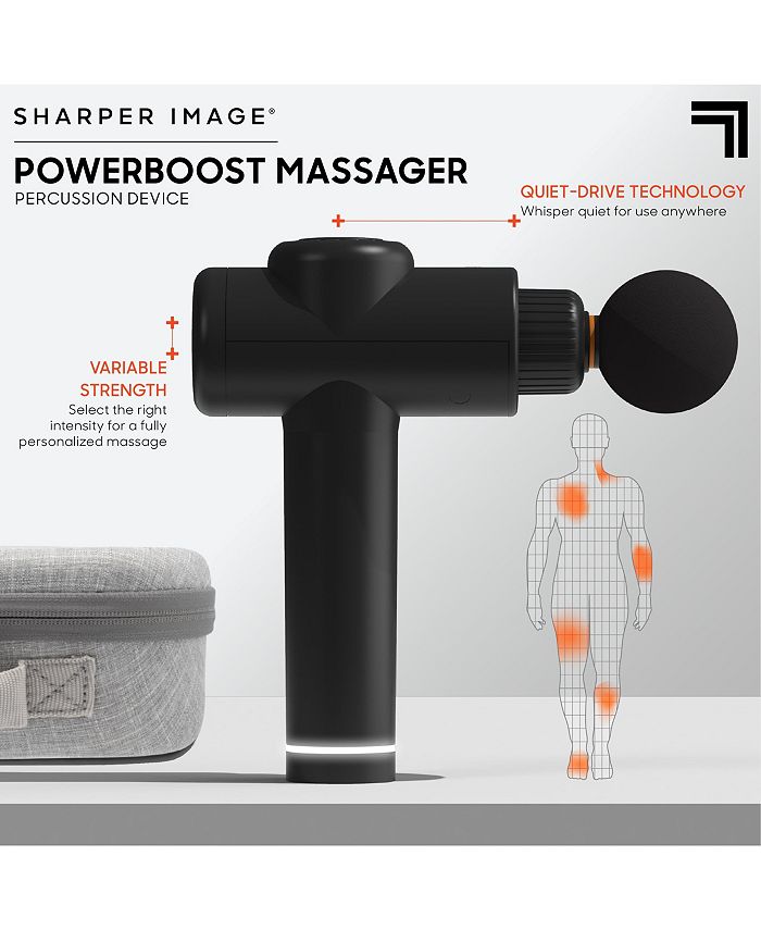 Sharper image massager deep tissue percussion with case macy s