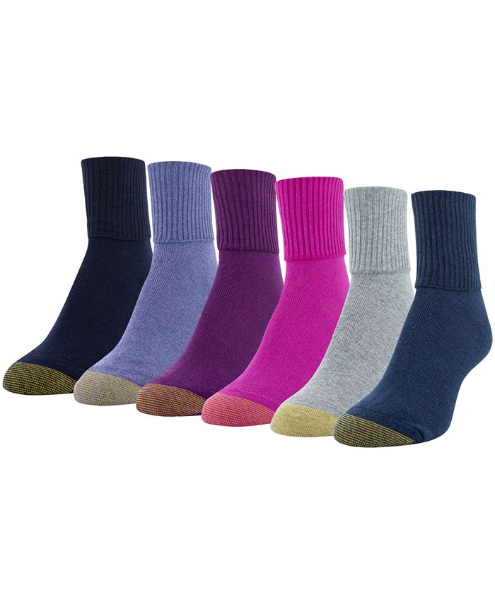 Women's GOLDTOE® ® 6-pk. Turn-Cuff Socks