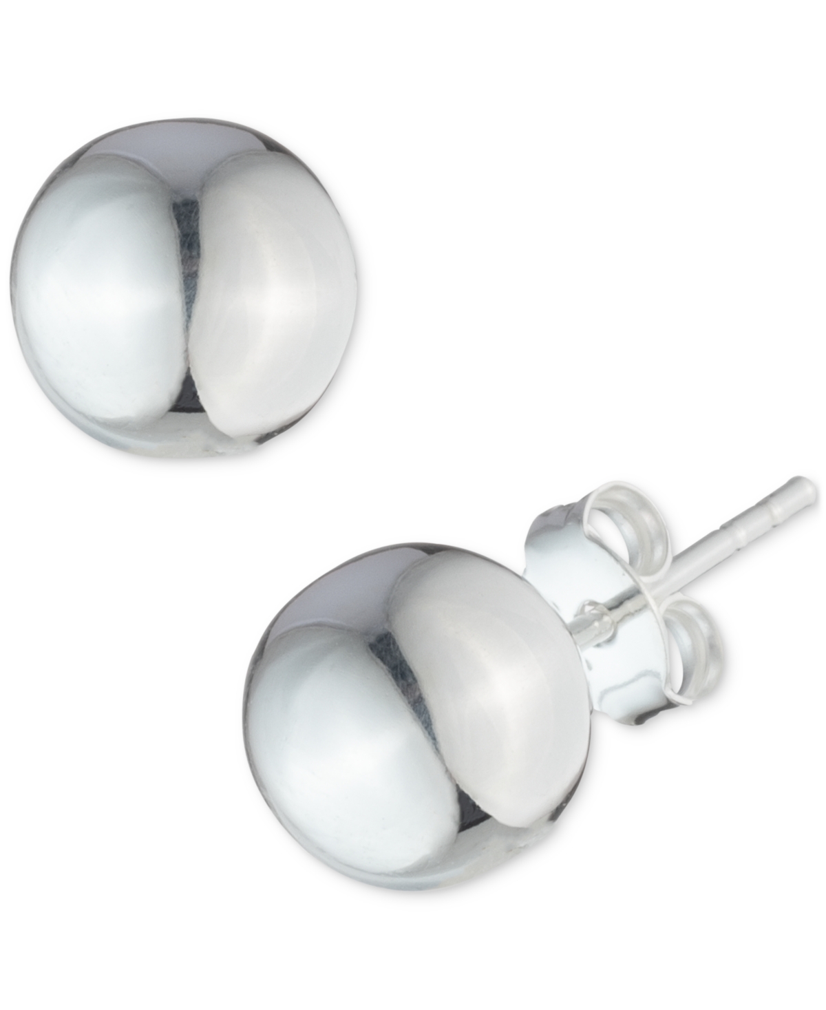 Lauren Ralph Lauren Ball Stud Earrings in Sterling Silver - Silver