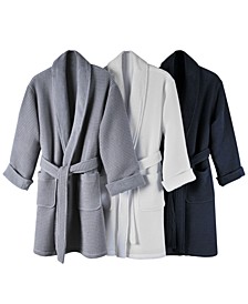 Cotton Waffle Textured Bath Robes, Created for Macy's