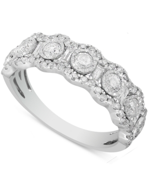 image of Diamond Bezel Band (1 ct. t.w.) in 10k White Gold