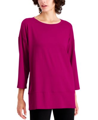 eileen fisher petite tops