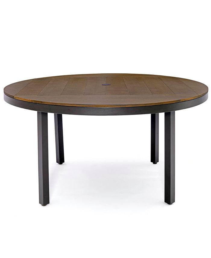 Agio Stockholm Aluminum 60" Round Outdoor Dining Table, Created for