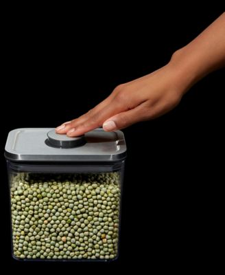 Steel Pop 12-Piece Food Storage Container Set with Scoop & Labels