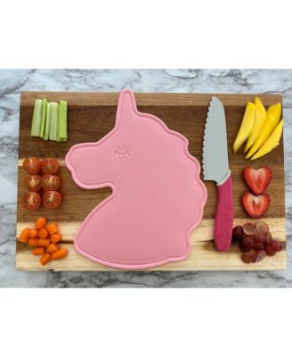 Handstand Kitchen Rainbows And Unicorns Cutting Board And Knife Set ...