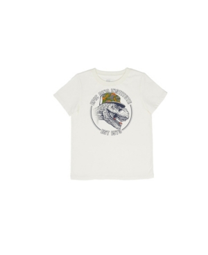 image of Epic Threads Little Boys Short Sleeve Flip Sequin Dino Graphic T-shirt