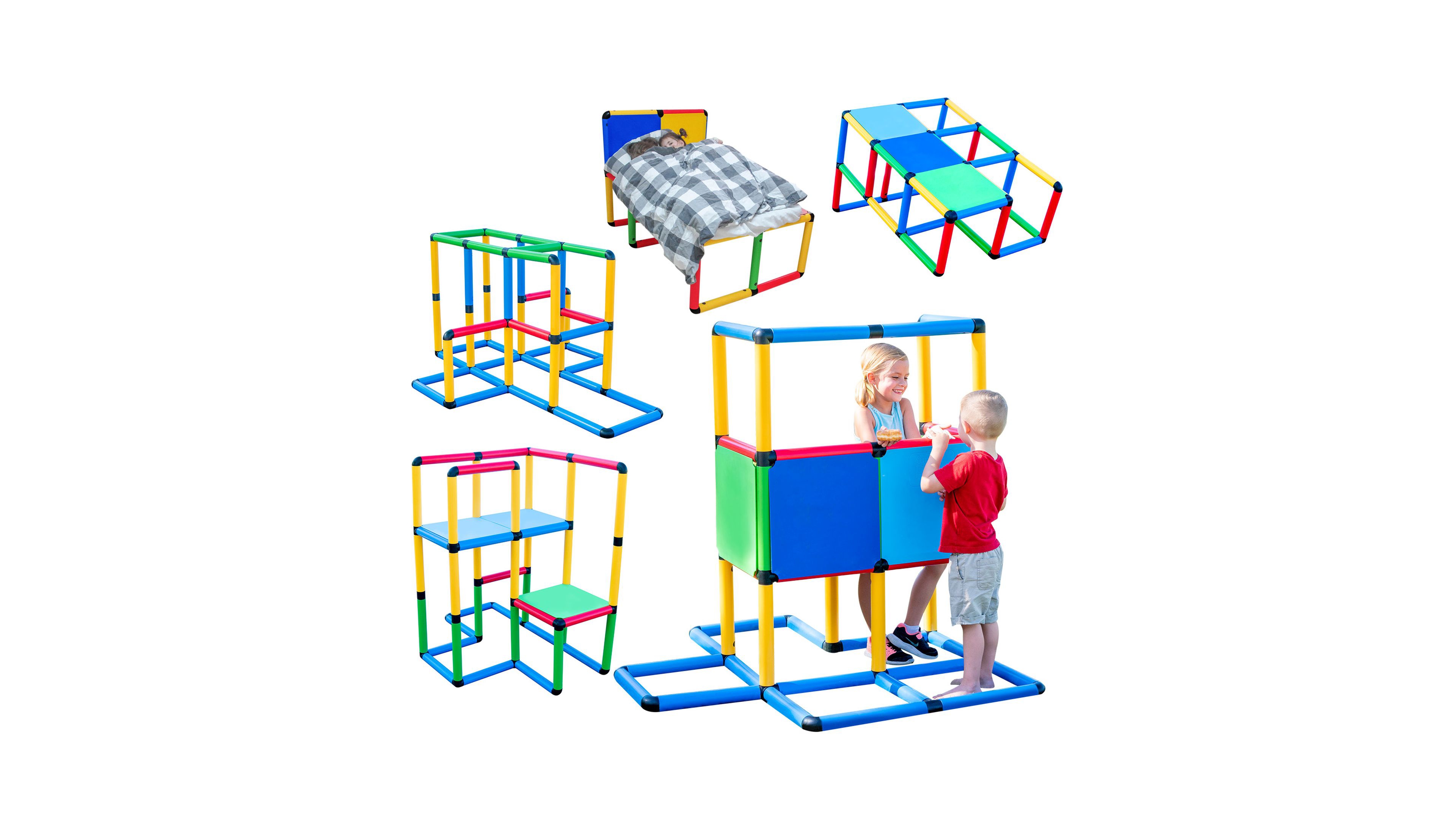 Funphix Create and Play Life Size Structures Standard Set, 199 Pieces