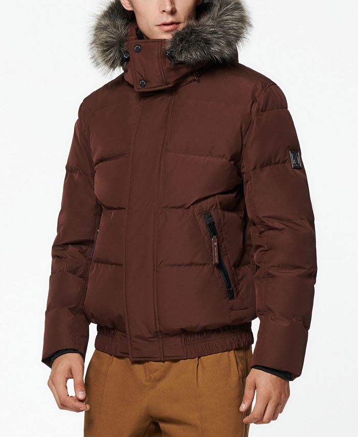 Marc New York Men's Umbra Down Bomber Jacket & Reviews Coats