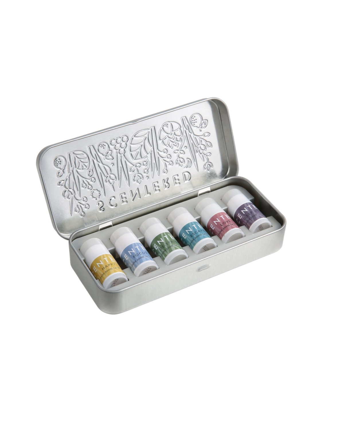 Wellbeing Ritual Aromatherapy Mini Tin Whole Collection Balm, Set of 6, 1.5 gram each