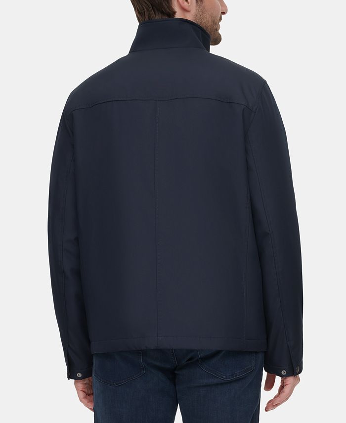 Calvin Klein Men's Full-Zip Stand-Collar Lightweight Jacket & Reviews ...