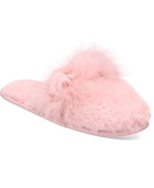 image of Jenni Critter-Ear Faux-Fur Scuff Slippers, Created for Macy-s