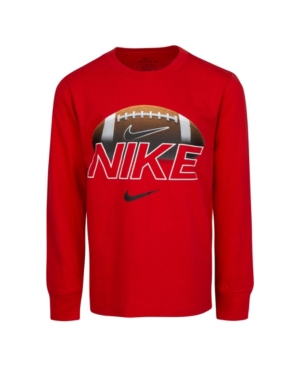 image of Nike Little Boys Football Graphic T-Shirt
