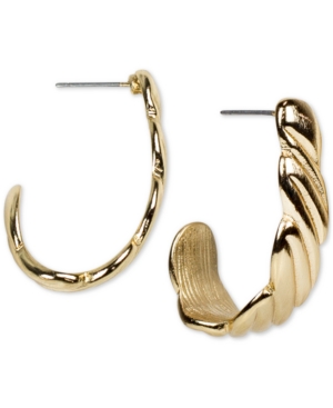 image of Patricia Nash Twist J-Hoop Earrings