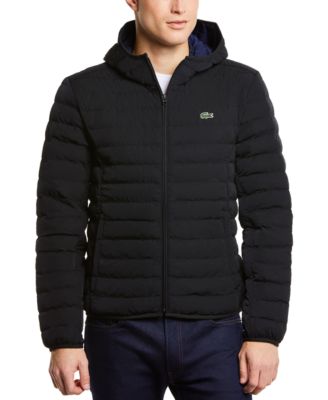 Lacoste Men's Regular-Fit Packable Puffer Jacket With Hood - Macy's