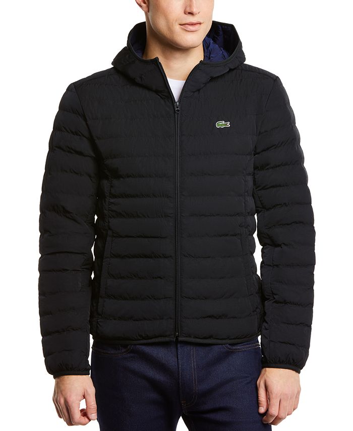 Lacoste Men's Regular-Fit Packable Puffer Jacket with Hood & Reviews ...