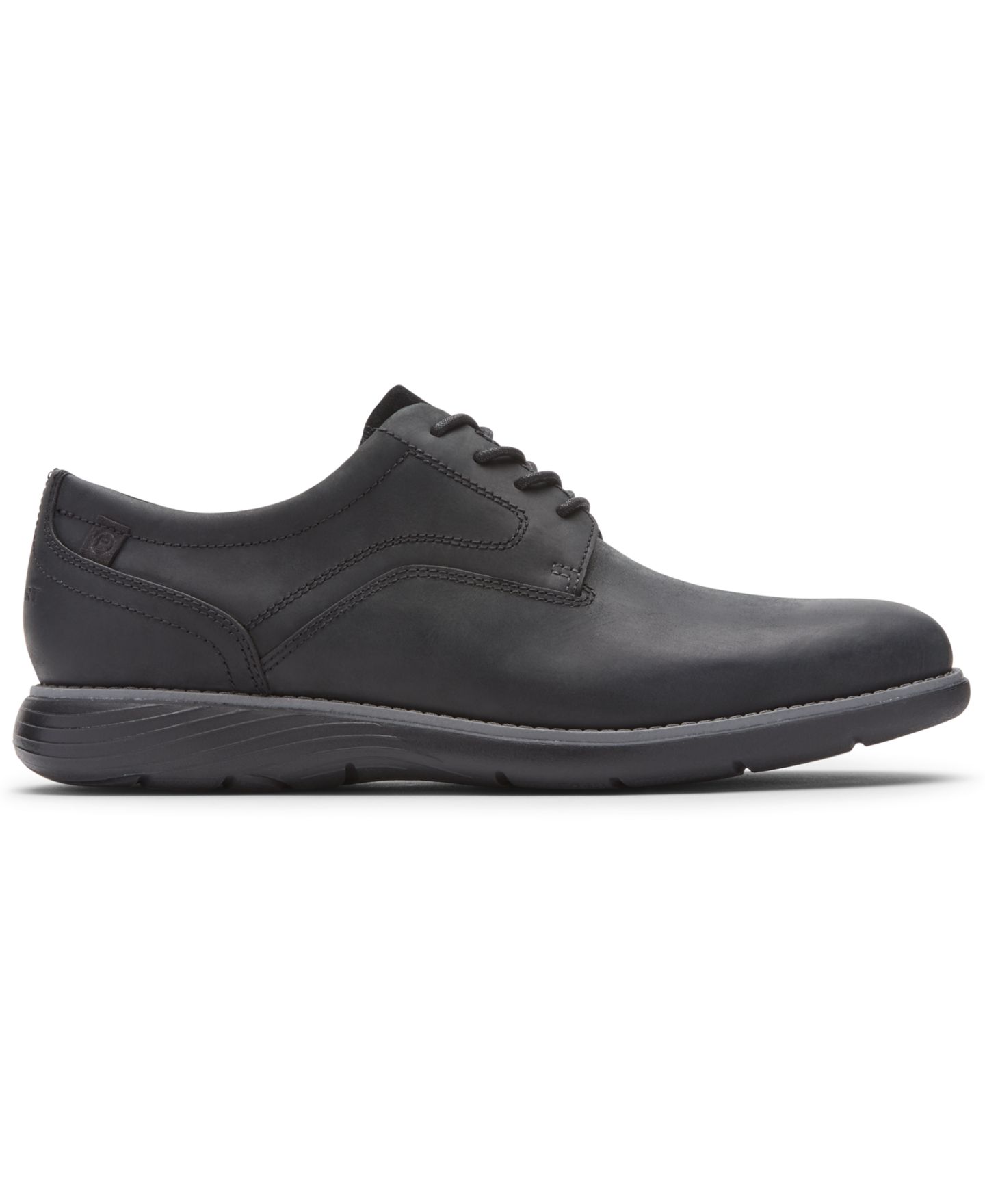 Мужские туфли Rockport Garett Plain Toe Oxford, цвет: Чёрный — фото 4