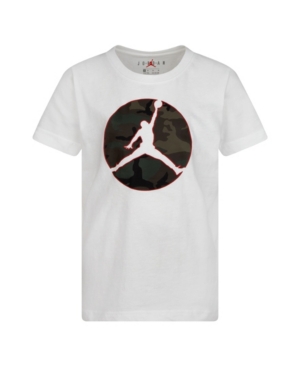 image of Jordan Little Boys Camo Jumpman Logo T-Shirt