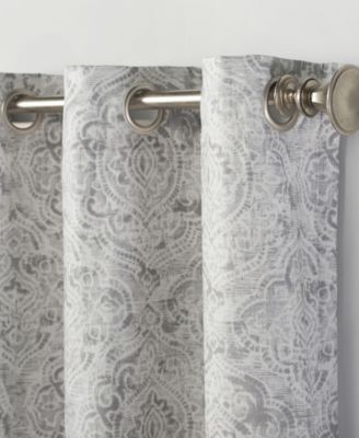 Kenji Medallion Print Fleece Insulated Draft Shield Curtain Collection