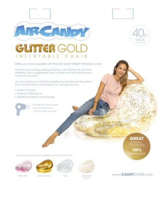 PoolCandy AirCandy Glitter Inflatable Chair